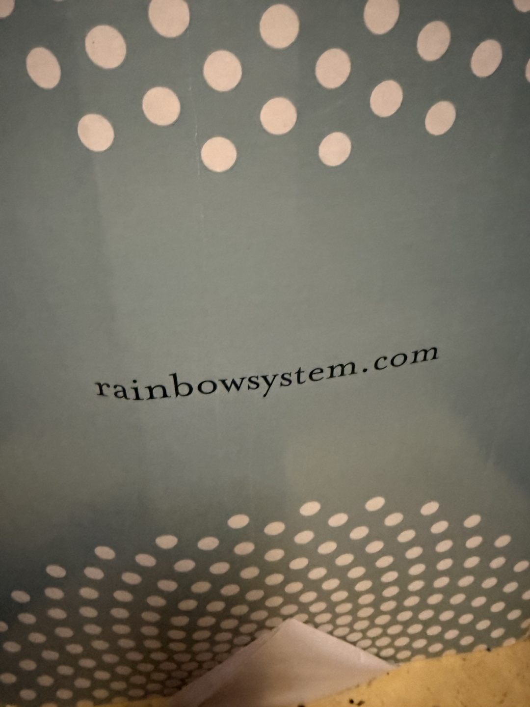 Rainbow System Vacuum Cleaner Box