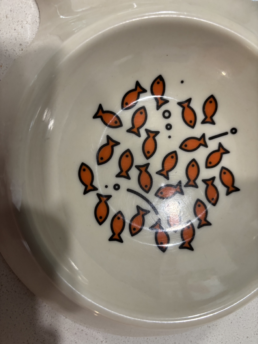 Unique Double Pet Bowl with Fish Design - photo 4