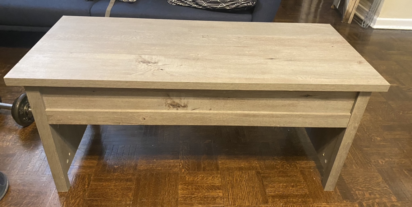 Lift-Top Coffee Table with Storage - photo 2