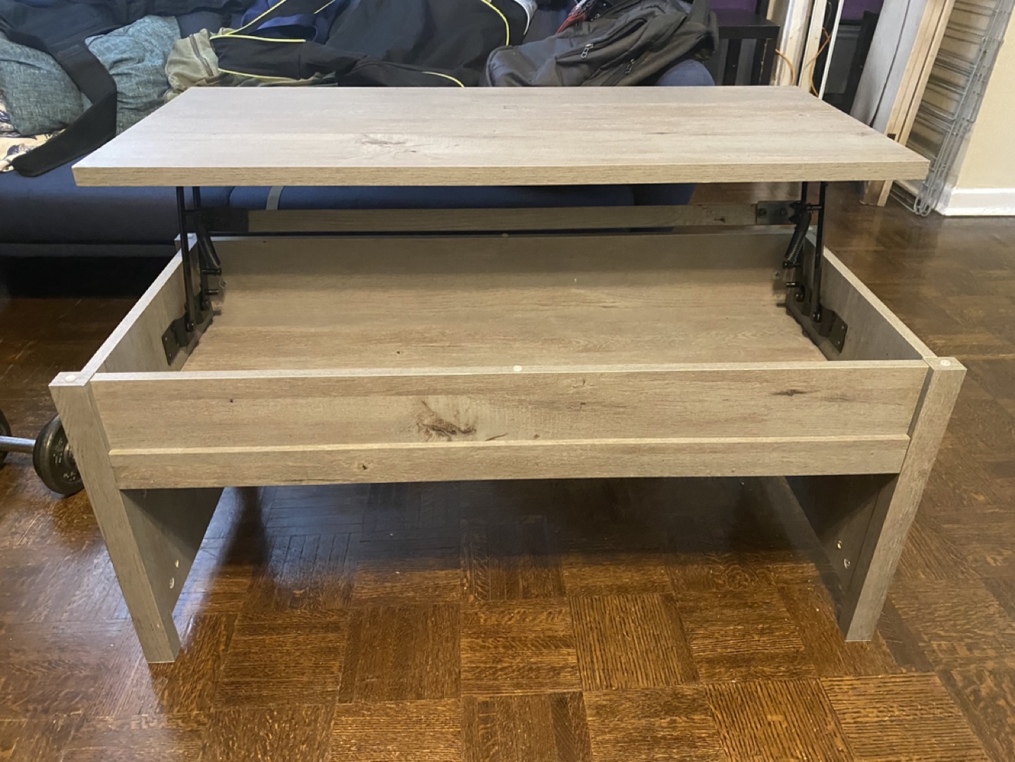 Lift-Top Coffee Table with Storage - photo 4
