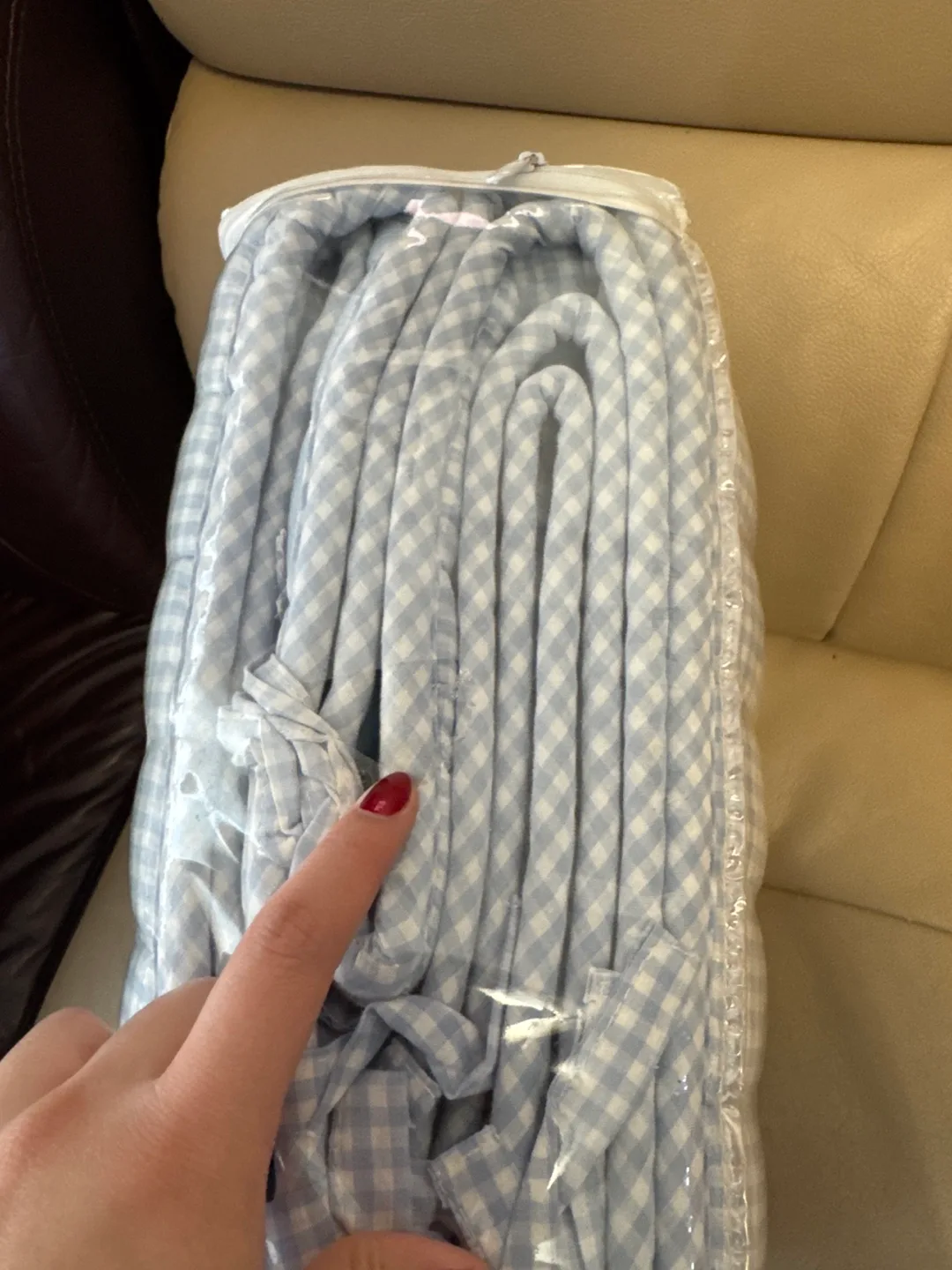 Bundle of New Baby Crib Bumper/Protectors image indicator(2)