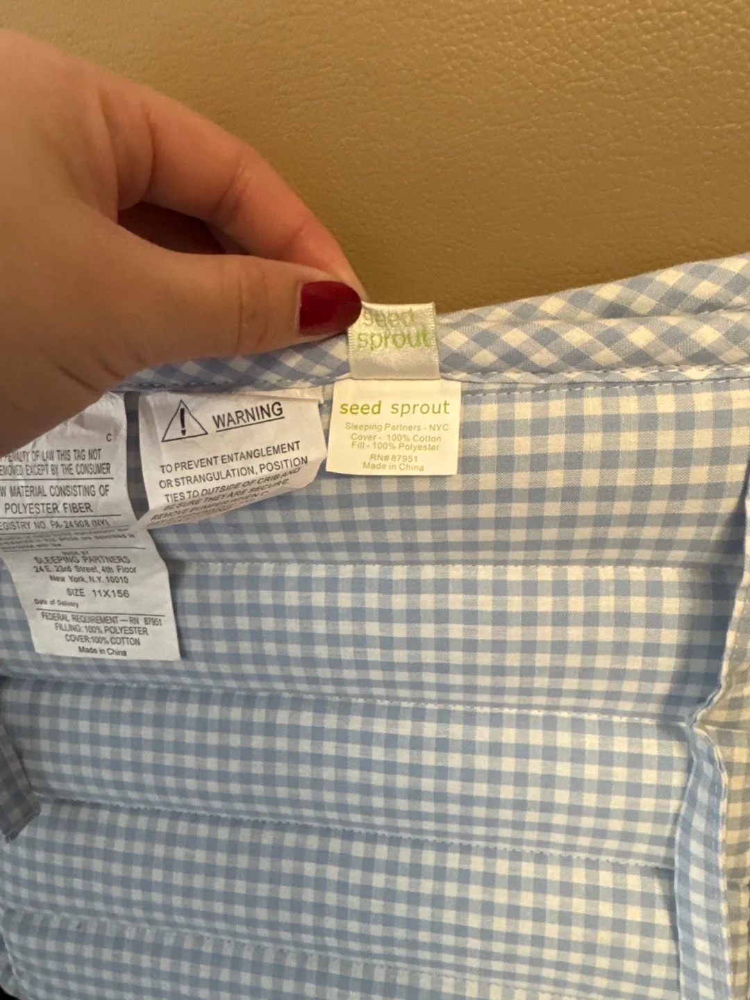 Bundle of New Baby Crib Bumper/Protectors image indicator(4)