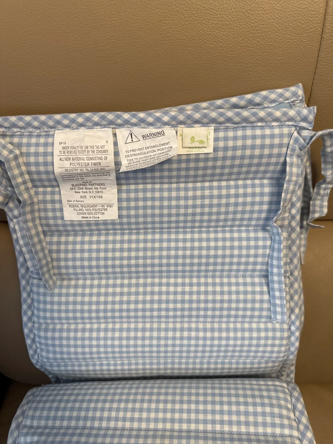 Bundle of New Baby Crib Bumper/Protectors image indicator(3)