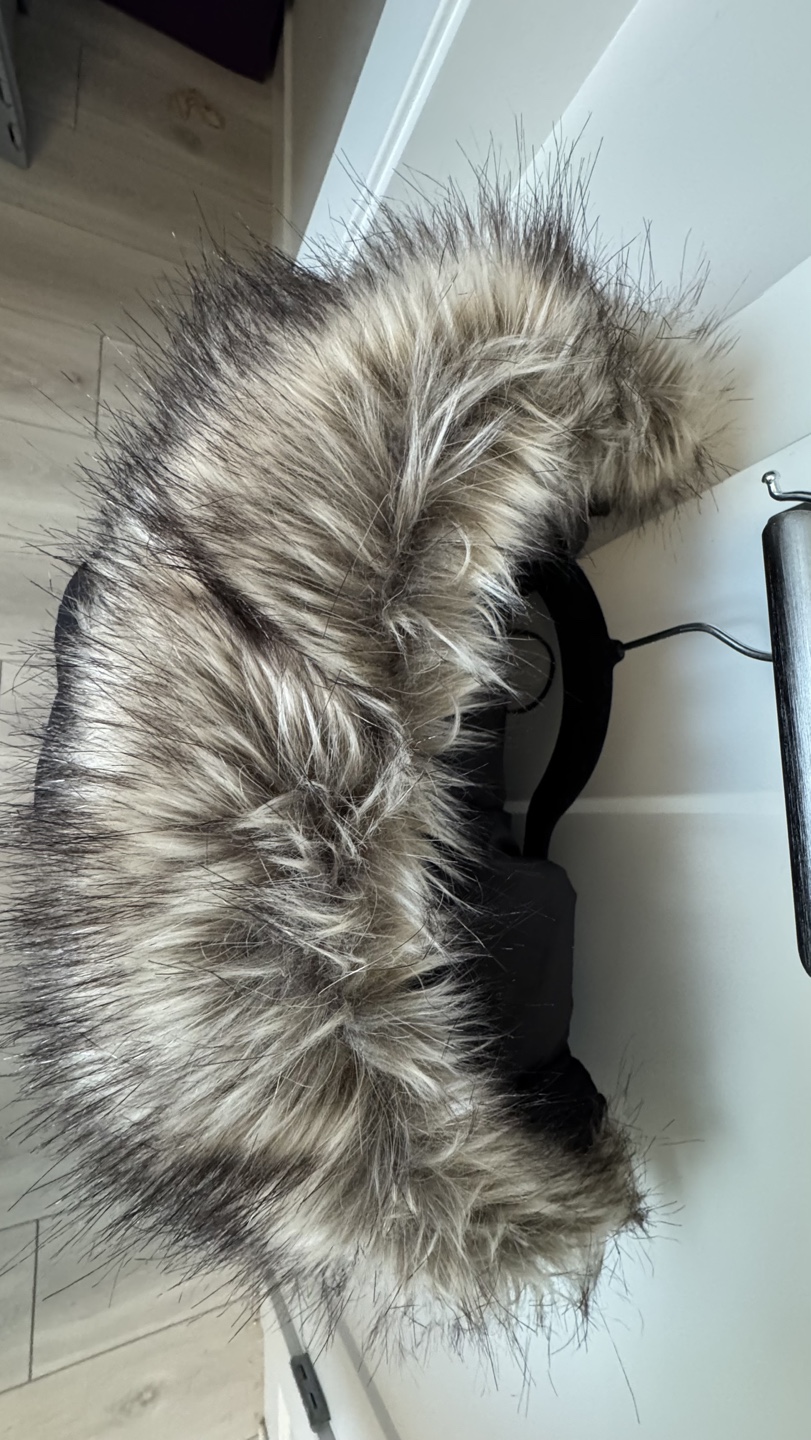 The North Face Men's Black Bomber Jacket with Faux Fur Hood - photo 5