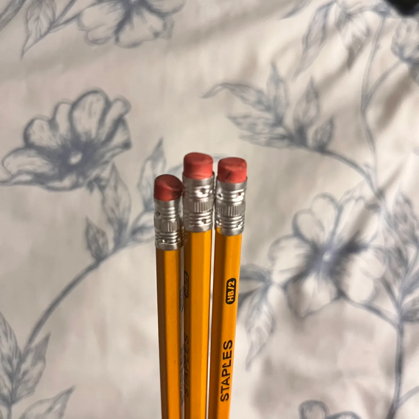 Three Yellow Staples Pencils HB #2 #freecycle image indicator(2)