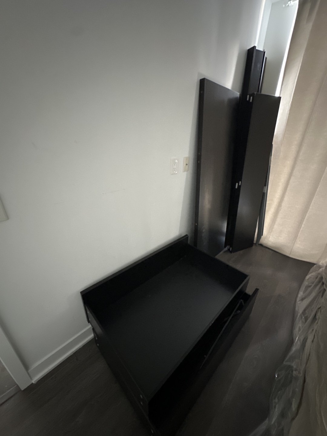IKEA MALM Queen Bed Frame with Storage – Good Condition - photo 2