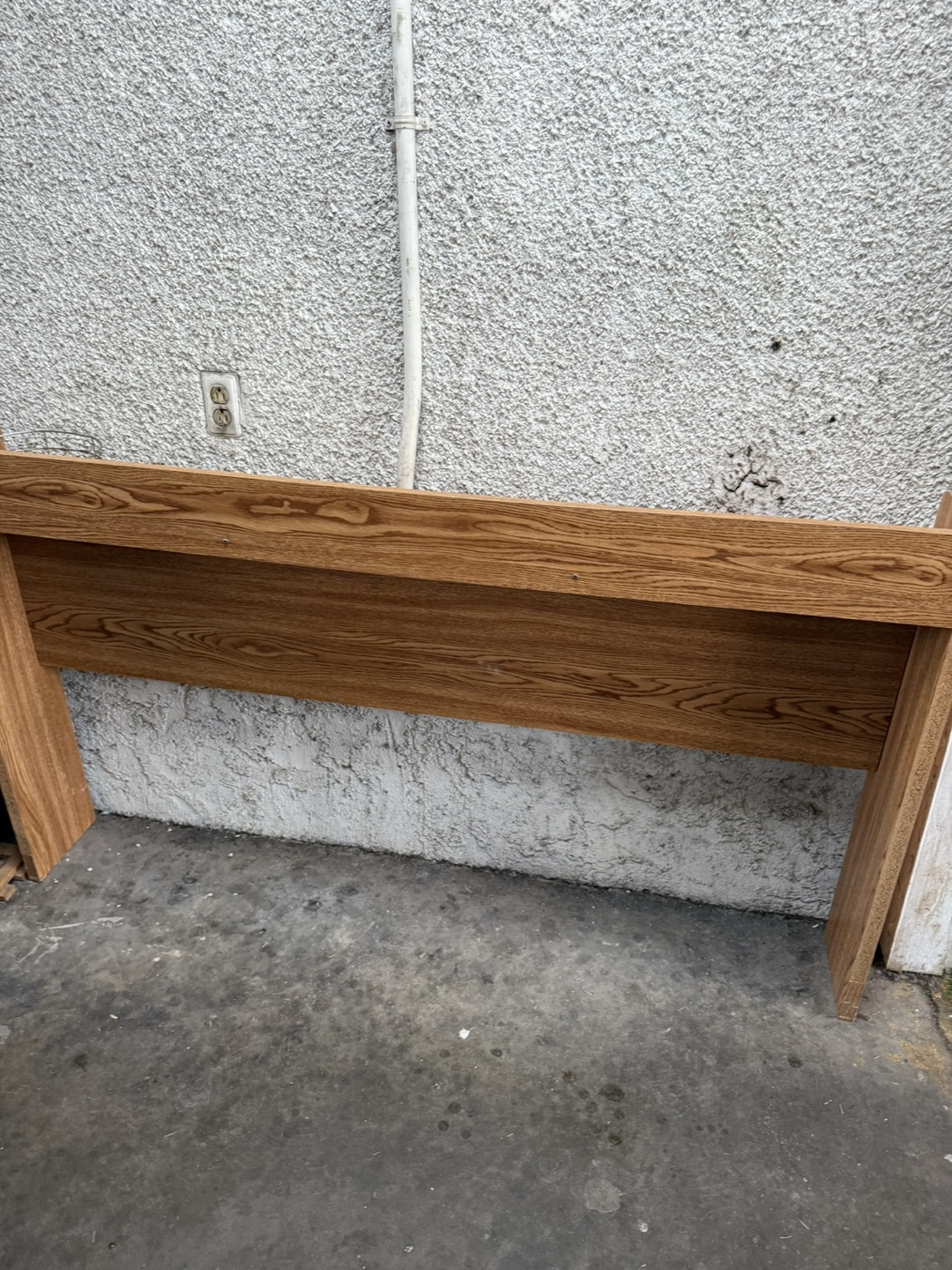 Oak Wood Headboard