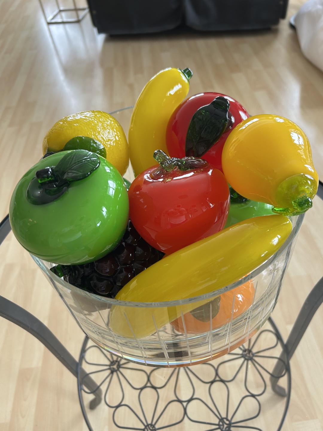 Glass Fruit Bowl Decor