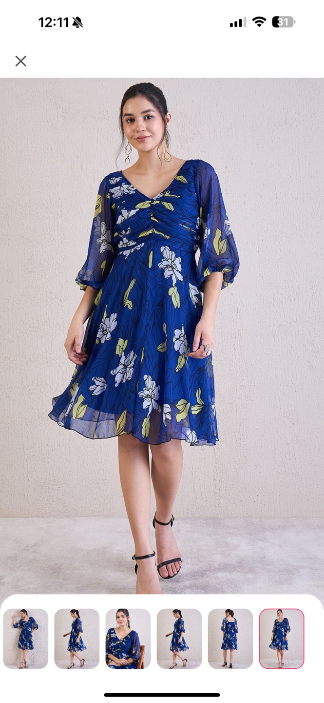 Gorgeous Floral Print Mini Dress - photo 3