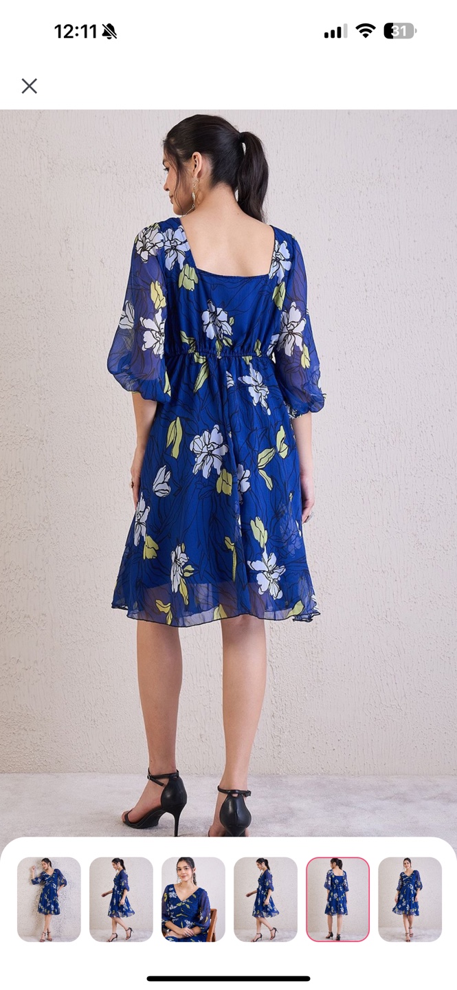 Gorgeous Floral Print Mini Dress - photo 4