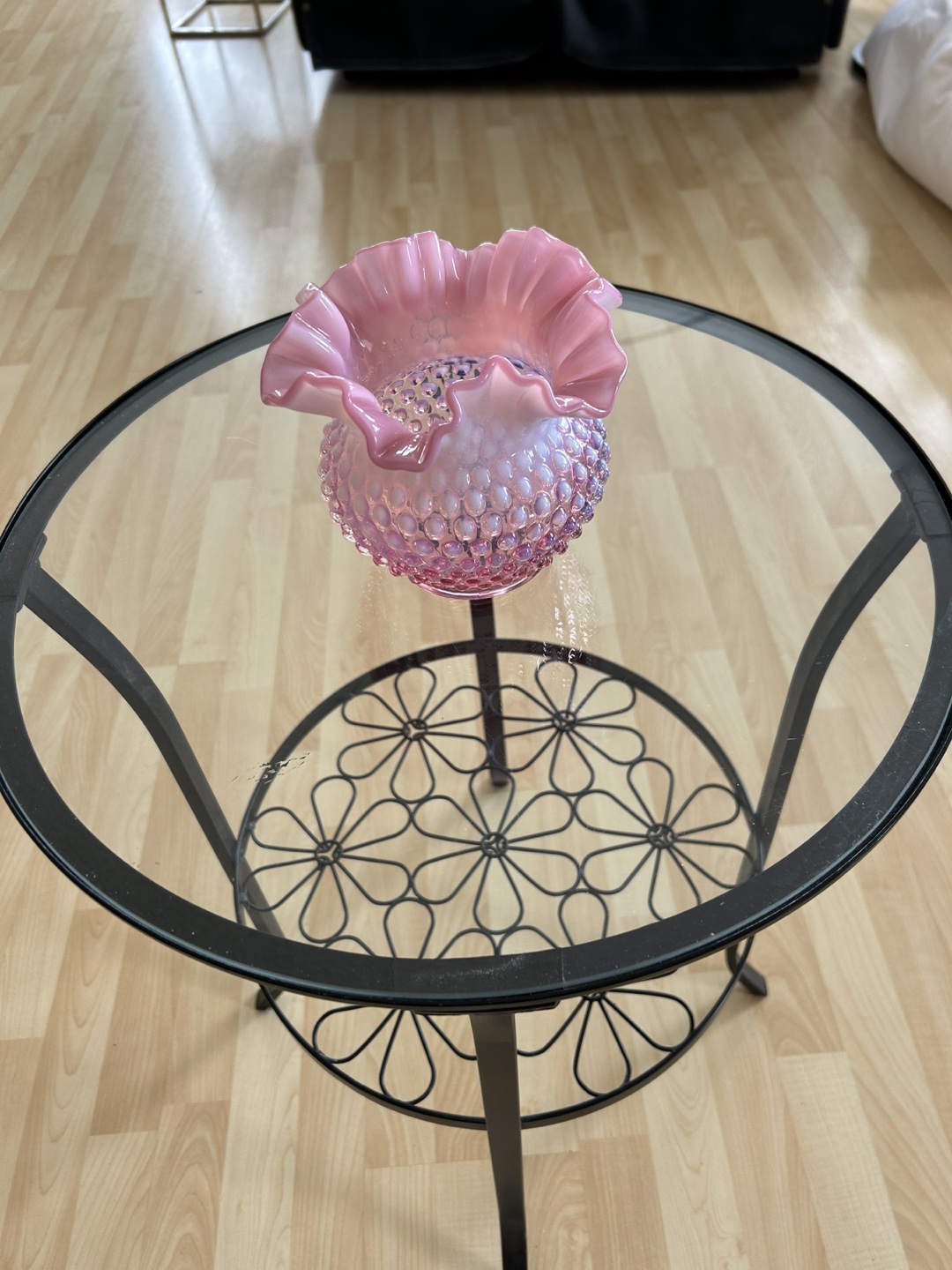 Pink Depression Glass Bowl
