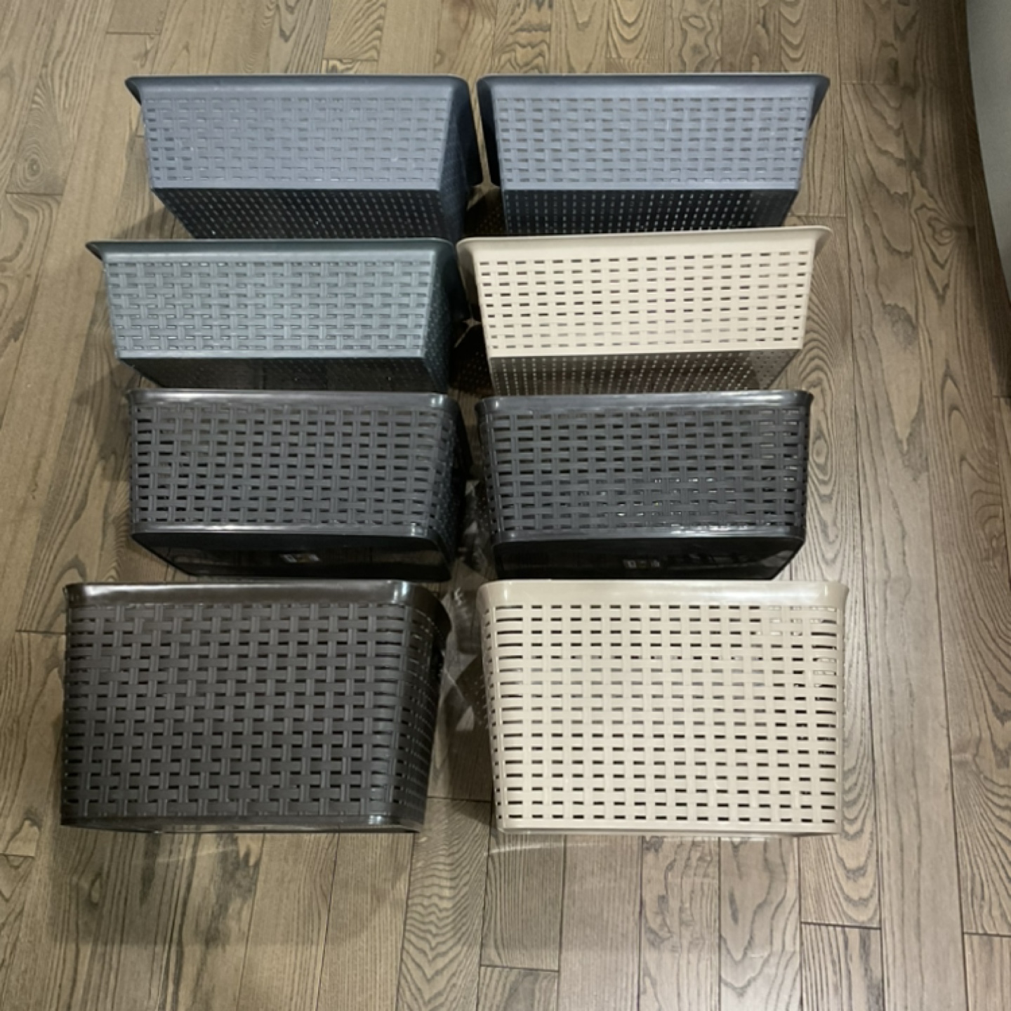 Lot of 25 Storage Baskets and Bins
