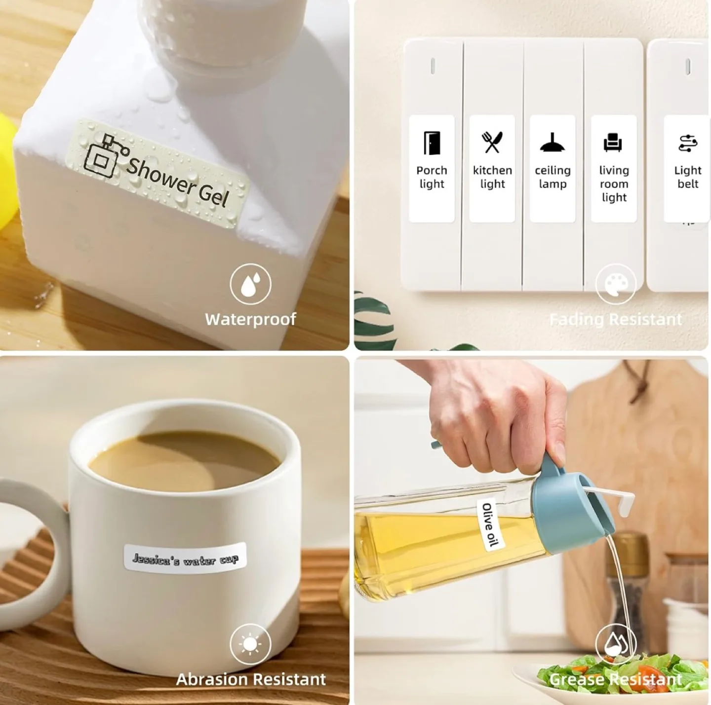 Portable Wireless Thermal Label Maker Printer image indicator(3)