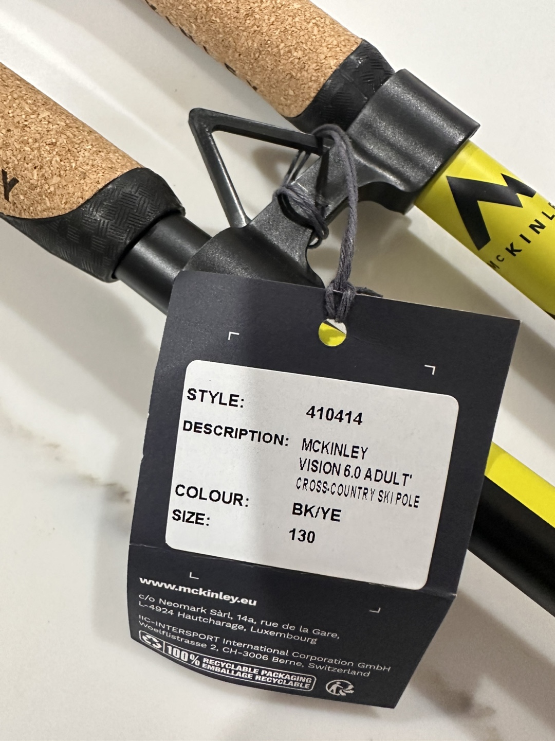 McKinley Vision 6.0 Adult Cross-Country Ski Poles - photo 4
