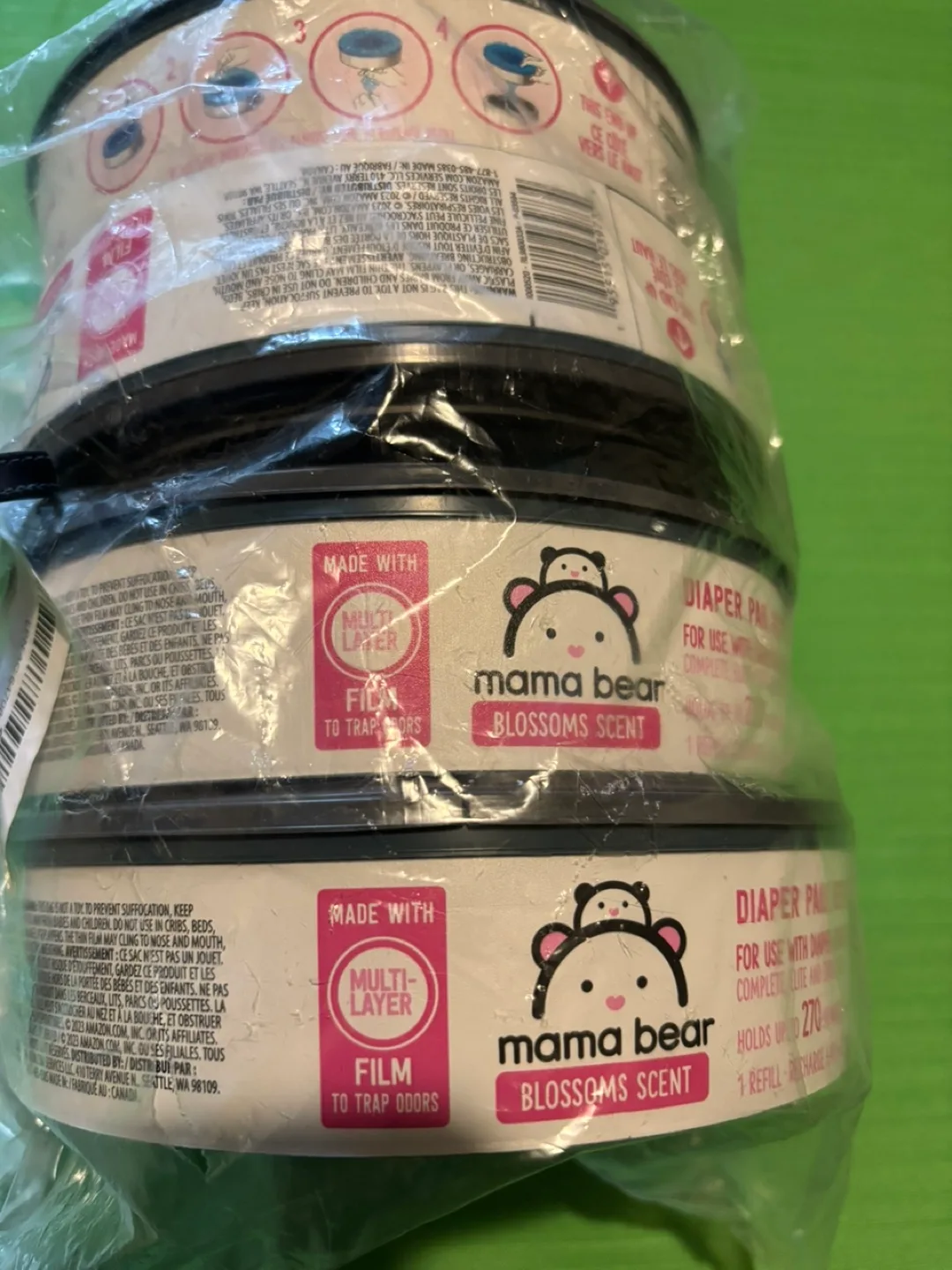 Mama Bear Diaper Pail Refills (4Pack) thumbnail