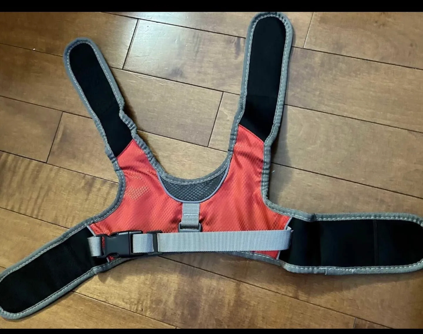 Small Dog Harness - Red and Grey image indicator(2)