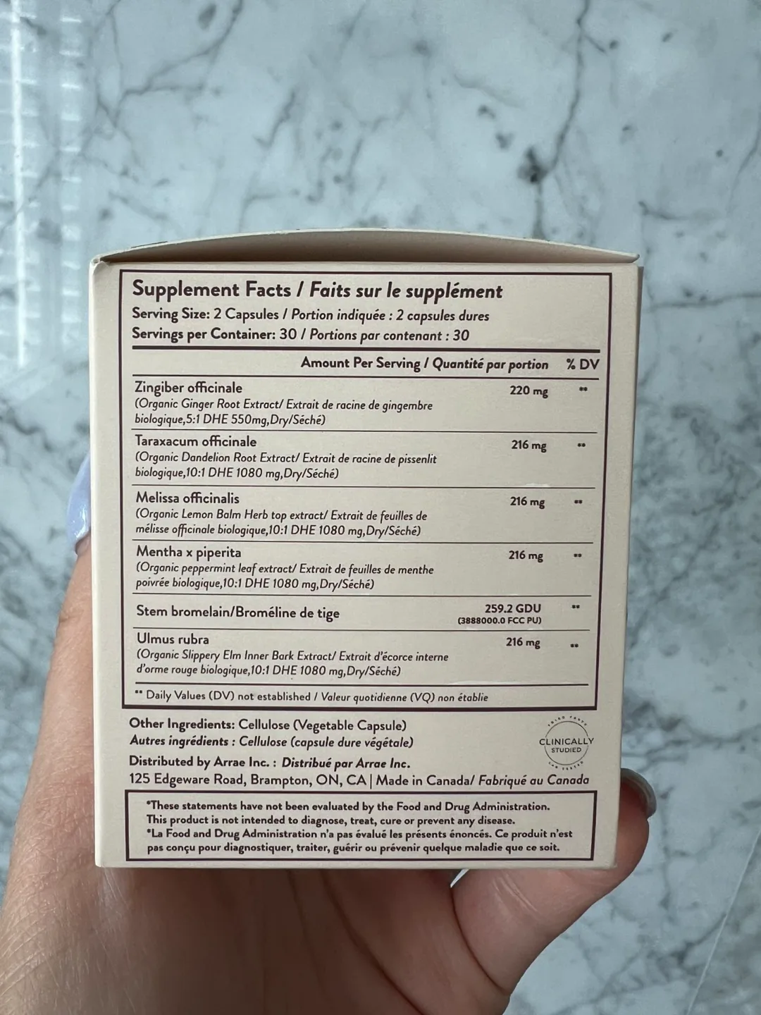 Arrae Bloat Alchemy Capsules - 2 boxes image indicator(5)