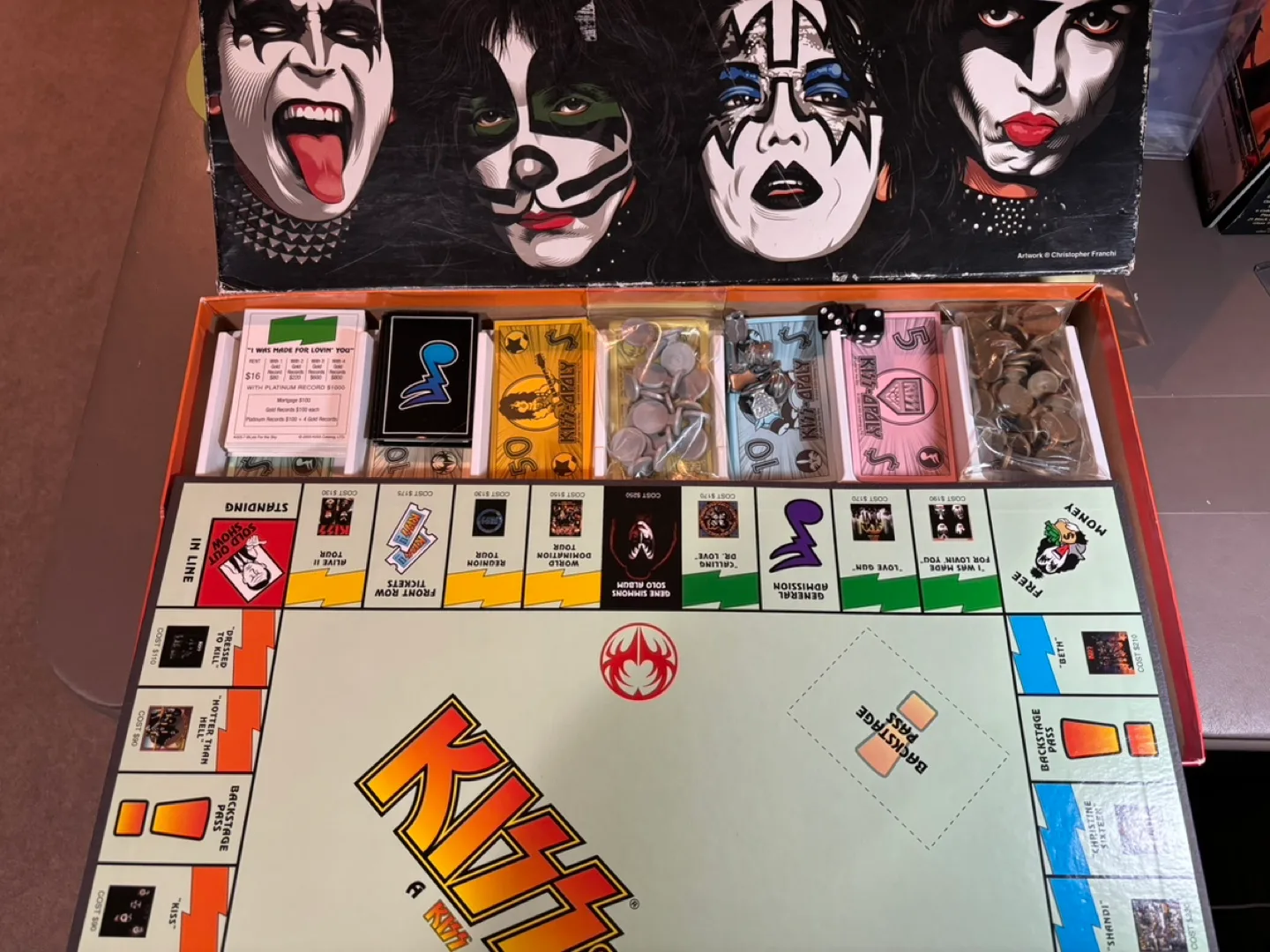 2003 Kiss-opoly Board Game image indicator(3)