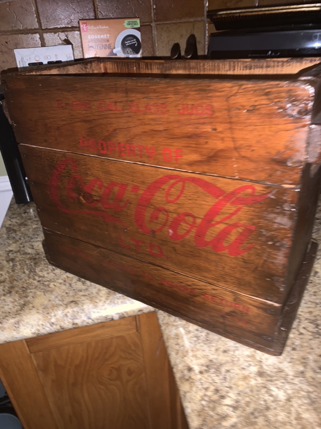 Vintage Coca-Cola Wooden Crate