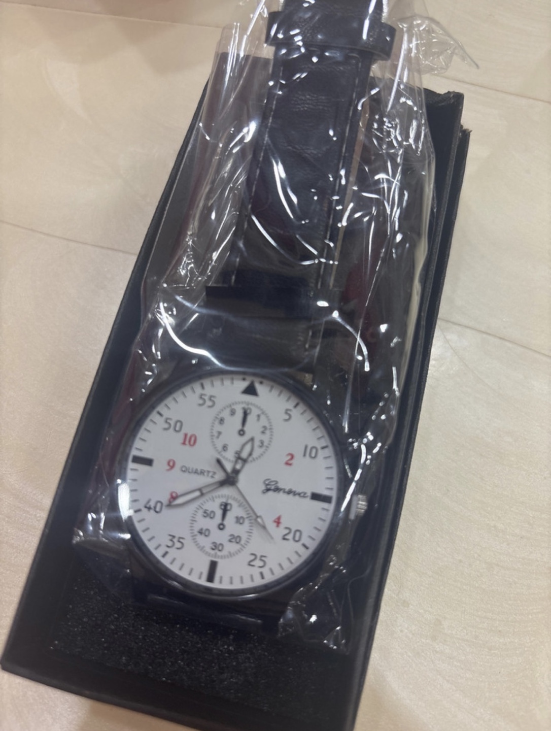 New Geneva Quartz Wristwatch