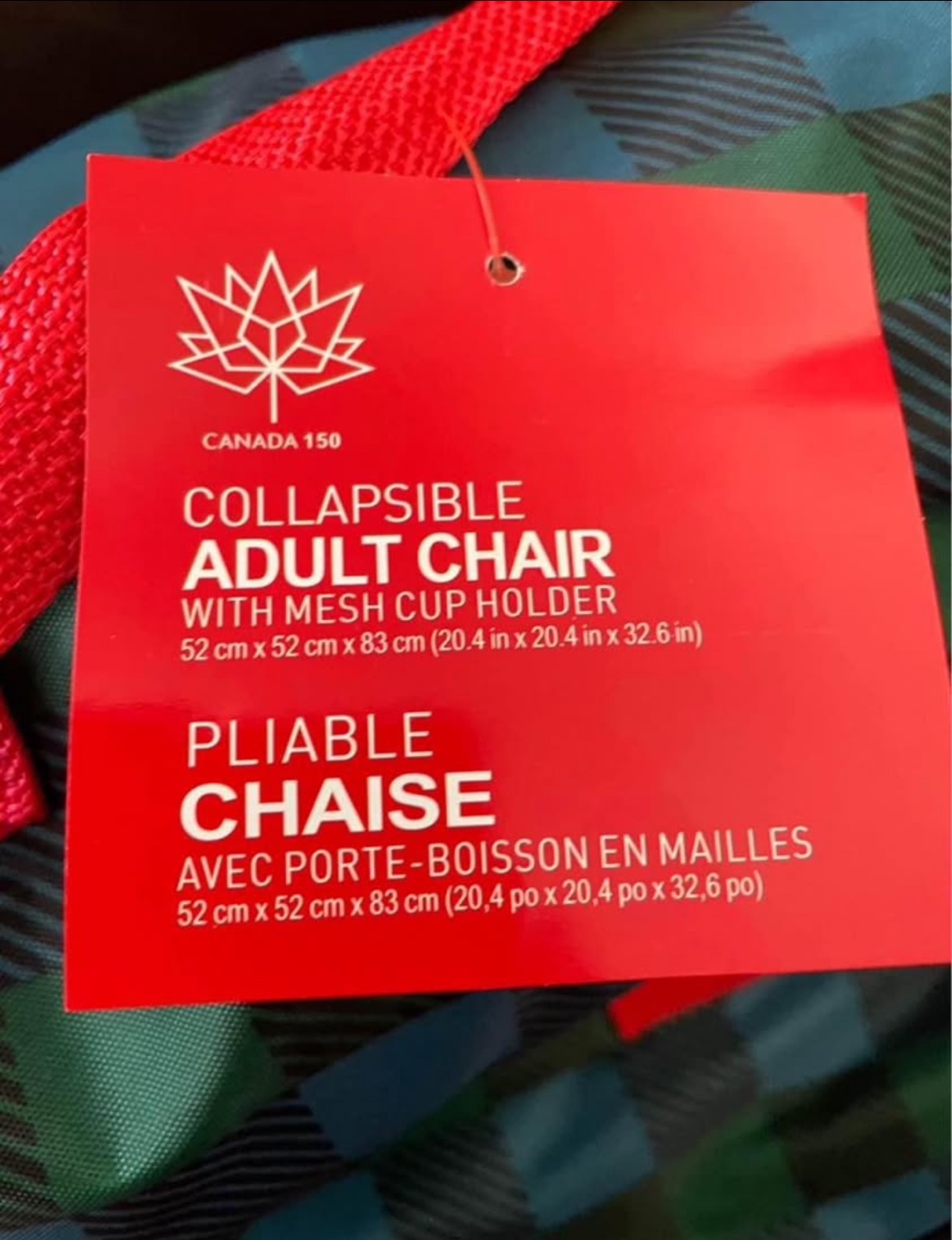 Canada 150th Collapsible Camping Chair - photo 5