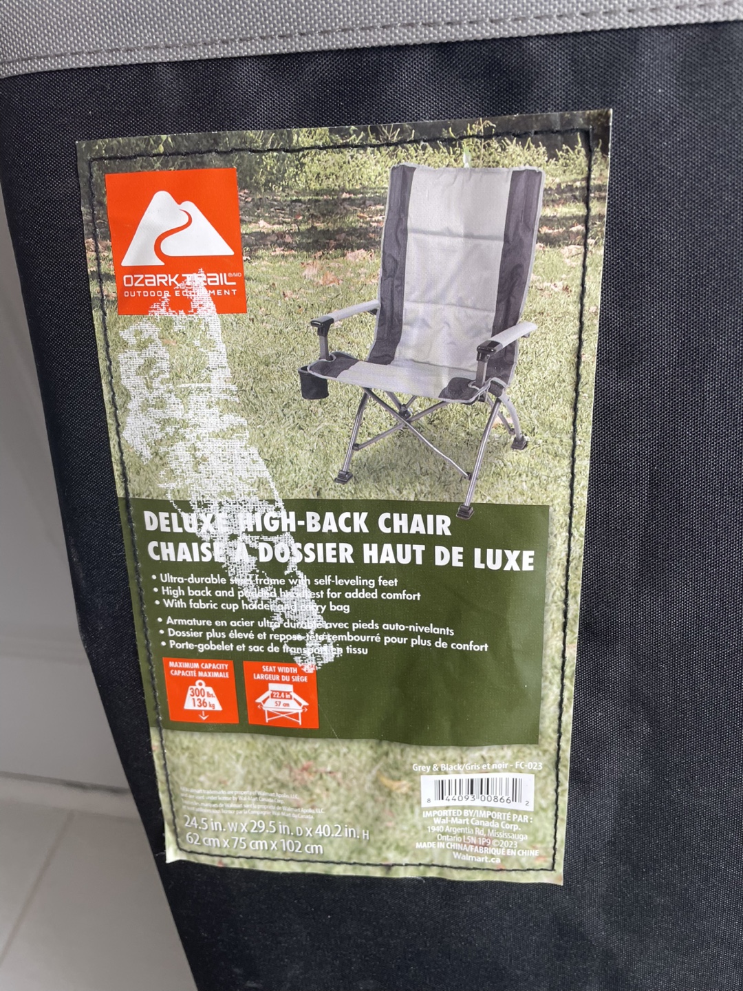 Ozark Trail Deluxe High-Back Camping Chair - photo 2