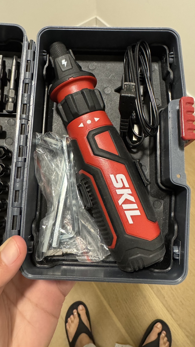 SKIL 2-in-1 Cordless Rechargeable Screwdriver with 32-Bit Set - photo 4