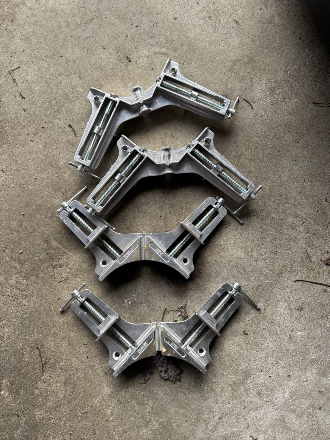 Set of 4 Pony Jorgensen Corner Clamps