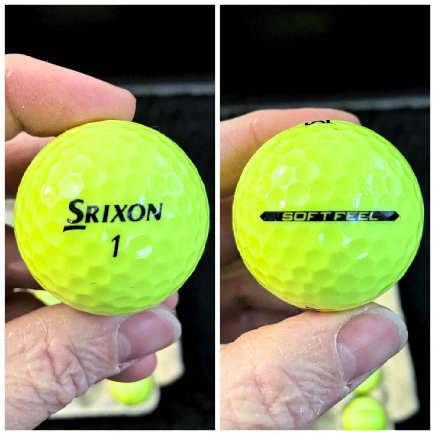 18 Srixon Soft Feel Yellow Golf Balls - photo 3