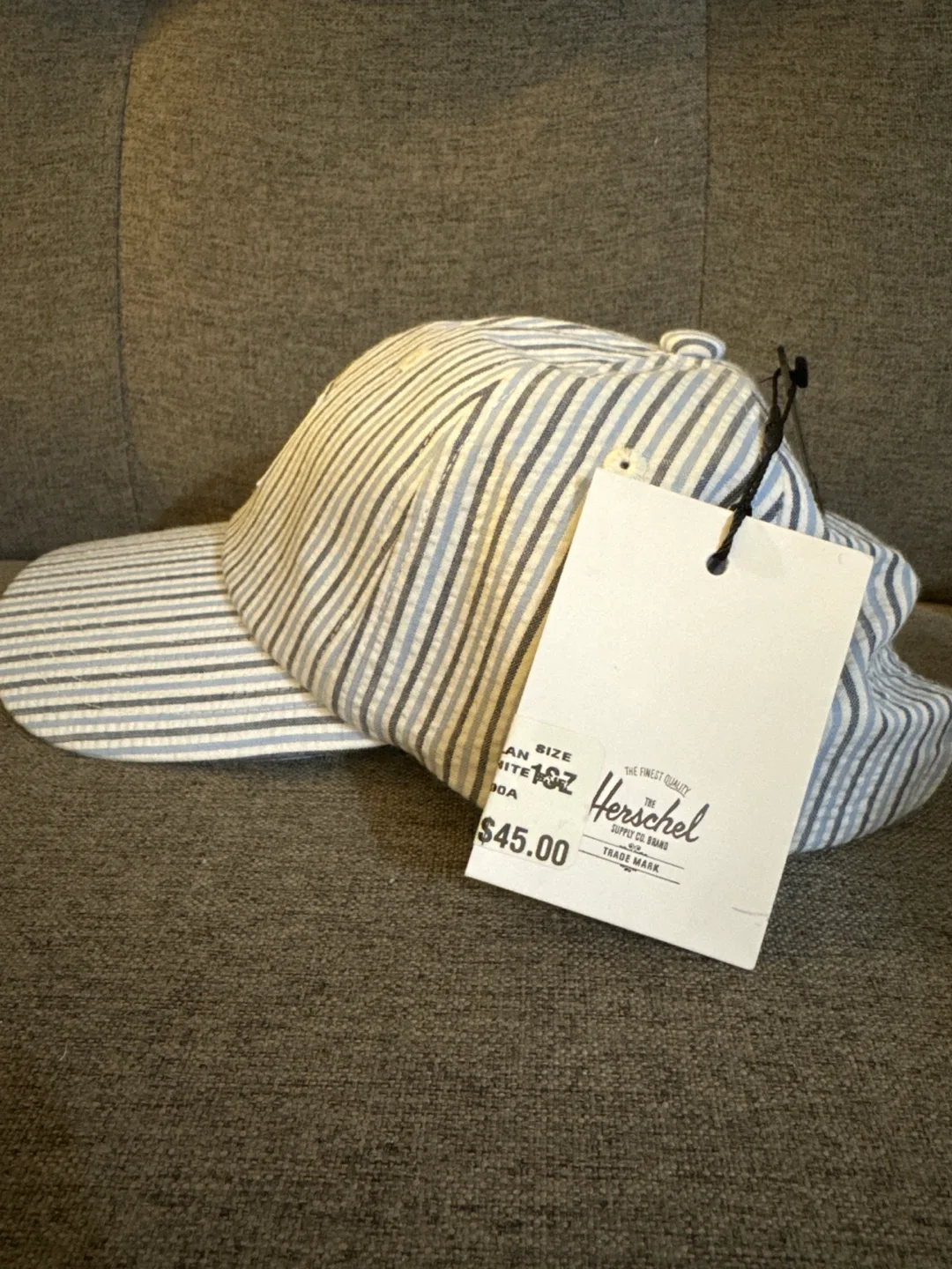 New Herschel Supply Co. Striped Baseball Cap image indicator(4)