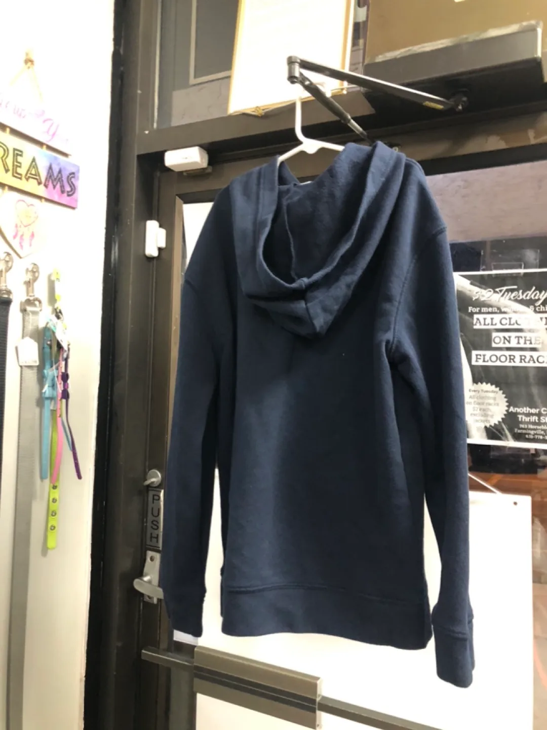 Old Navy Size XL (14-16) Navy Blue Hoodie Sweatshirt image indicator(2)