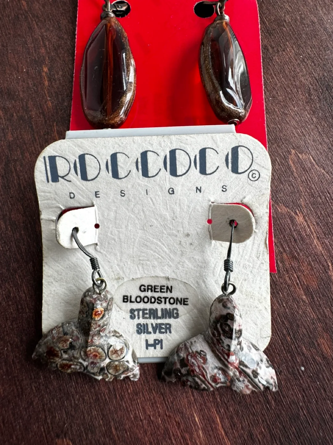 Sterling Rococo Stones Designs Earrings - Two Pairs image indicator(2)