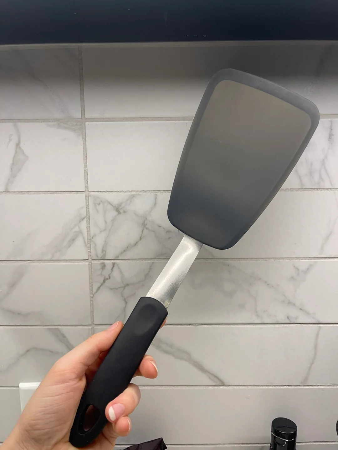 Silicone Spatula with Stainless Steel Handle thumbnail