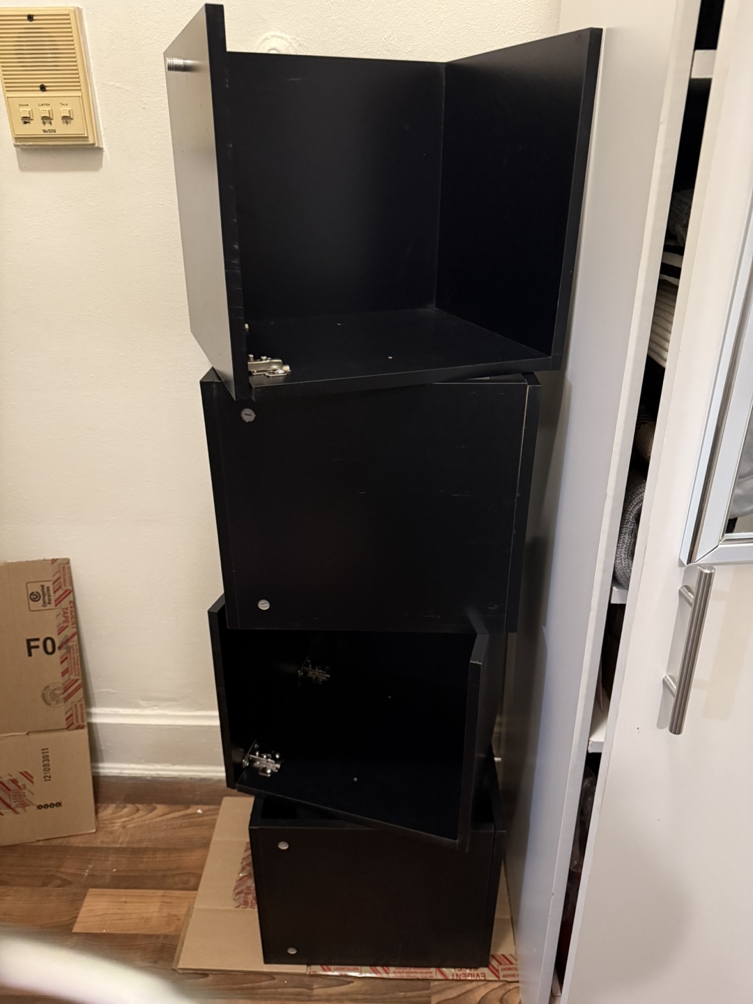 Black Cube Storage Inserts (Kallax) and Doors - photo 2
