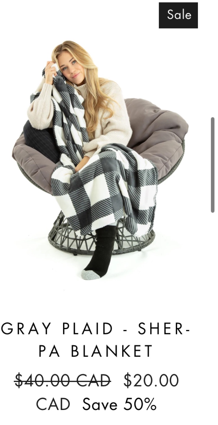 Just Cozy Sherpa Throw Blankets