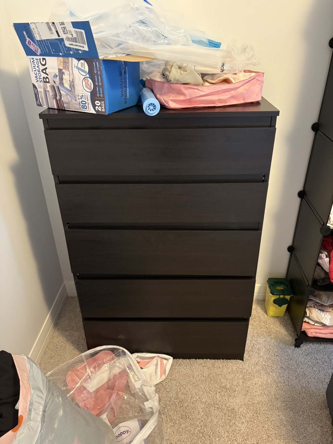 Five-Drawer Dark Brown Chest of Drawers - IKEA - photo 2