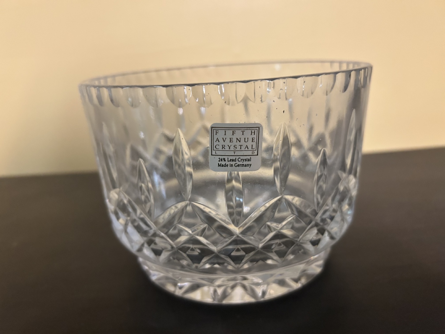Fifth Avenue Crystal 24% Lead Crystal Bowl Made in Germany