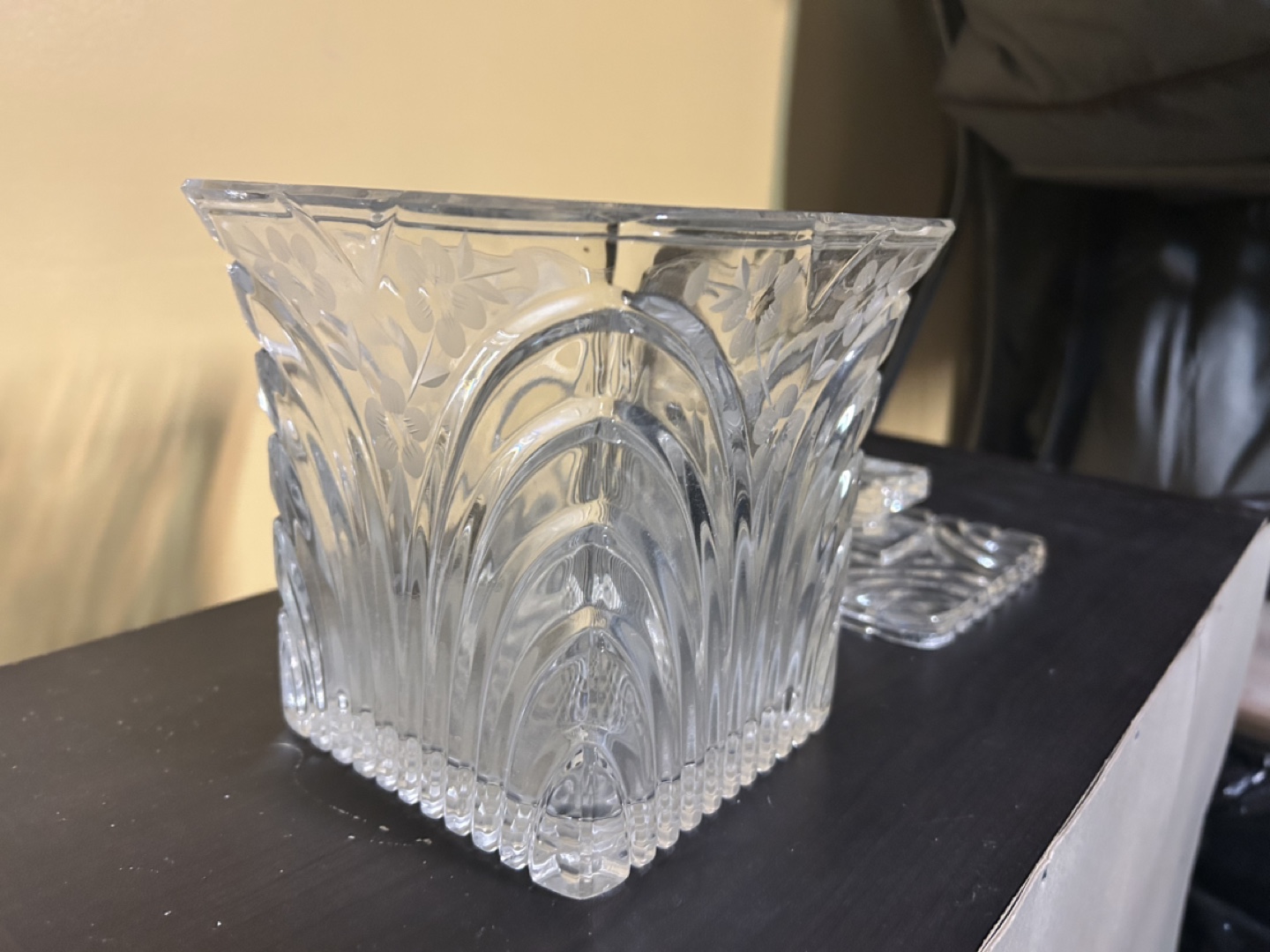 Vintage Crystal Multipurpose Jar w Lid - photo 5