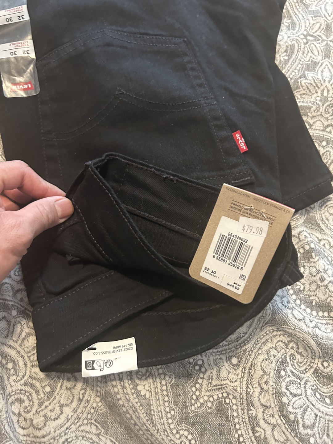 Levi's 511 Slim Athletic Fit Jeans - Size 32x30 - photo 2