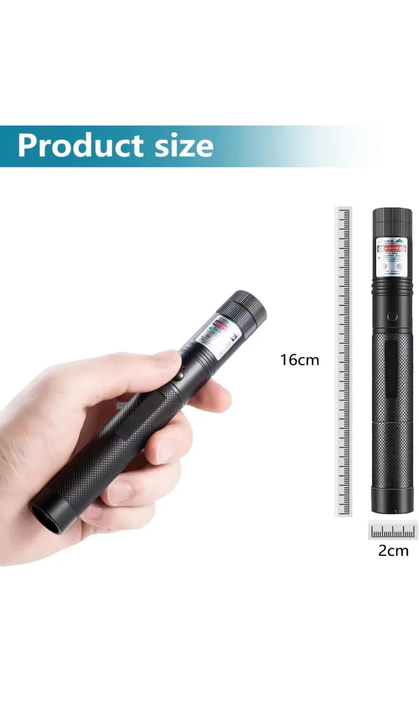 Green Laser Pointer with Starlight Mode - USB Rechargeable image indicator(5)