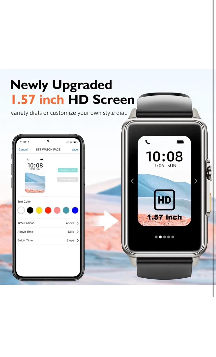 Smartwatch with Bluetooth Calling, Health and Fitness Tracking image indicator(6)