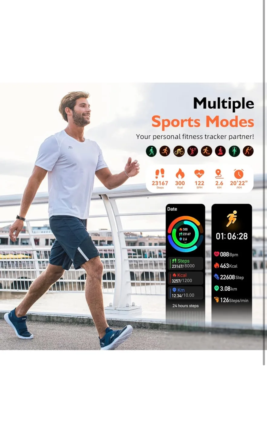 Smartwatch with Bluetooth Calling, Health and Fitness Tracking image indicator(3)