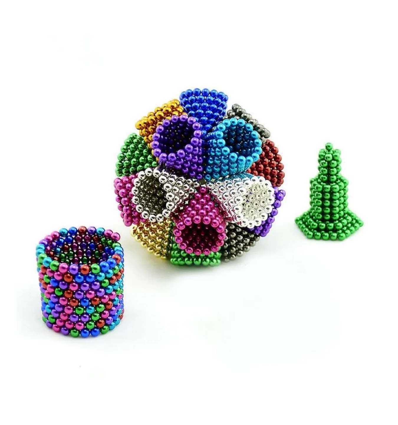 216pcs Puzzle Anti Stress Magnetic Balls Toys 5mm image indicator(6)