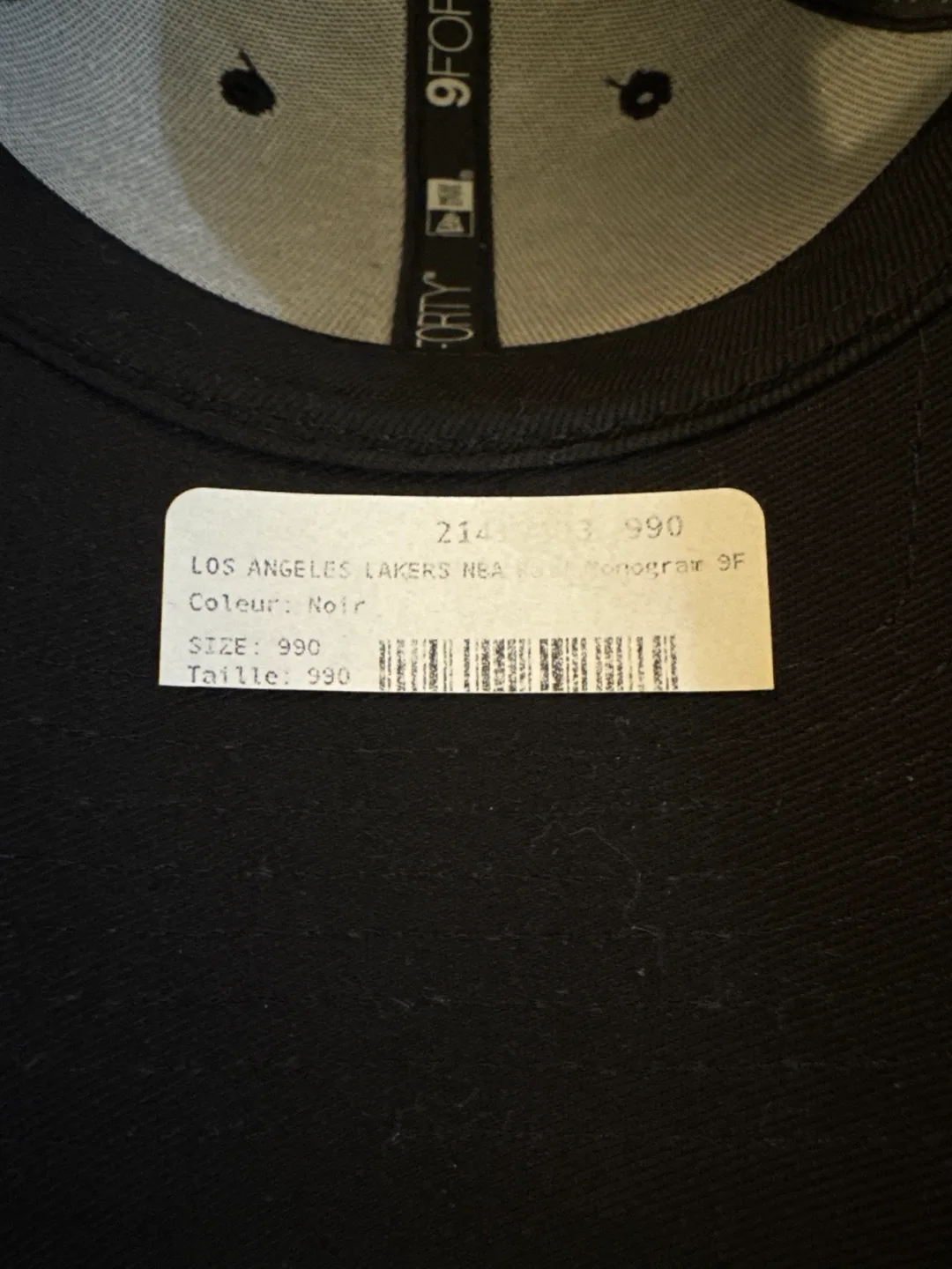 New Era Los Angeles Lakers 9FORTY Adjustable Hat image indicator(6)