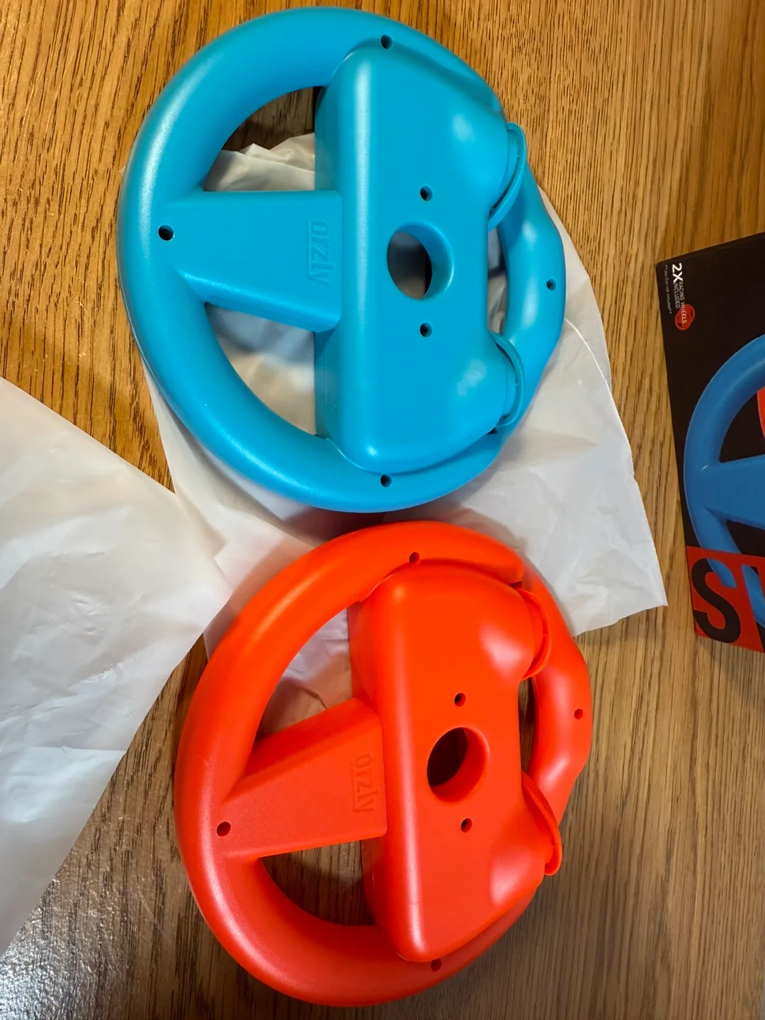 Orzly Racing Wheel for Nintendo Switch - Twin Pack (Red & Blue) image indicator(2)