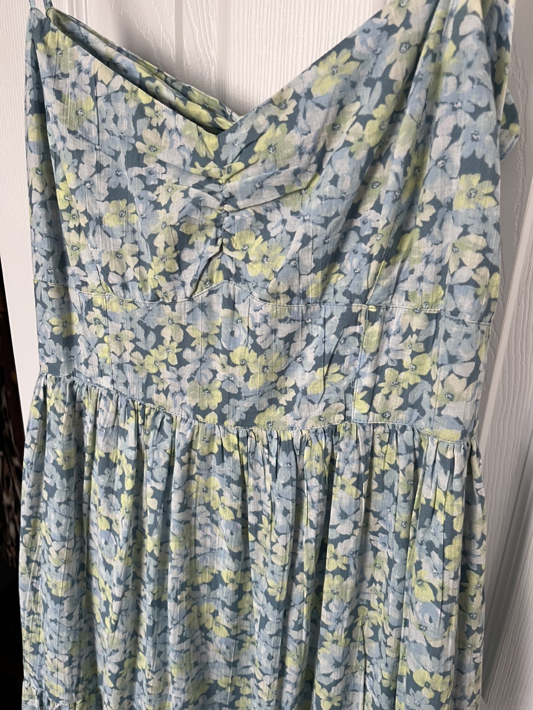 American Eagle Floral Maxi Dress with Open Back - photo 3