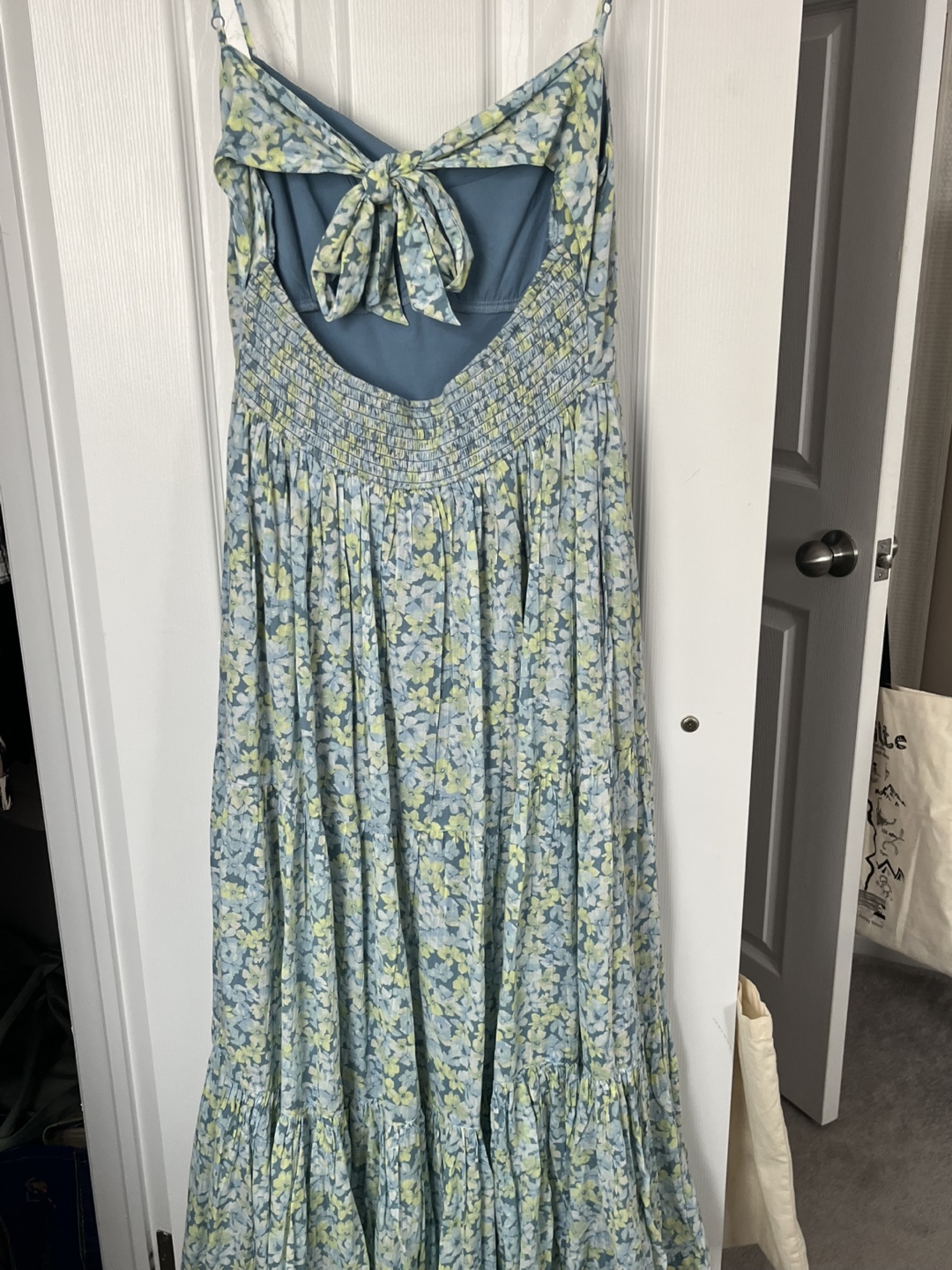 American Eagle Floral Maxi Dress with Open Back - photo 2