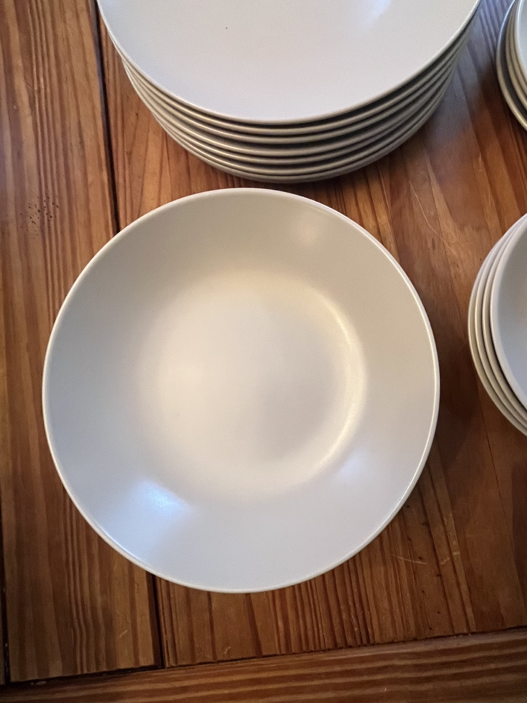 20-Piece Stoneware Dinnerware Set - Light Grey - photo 4