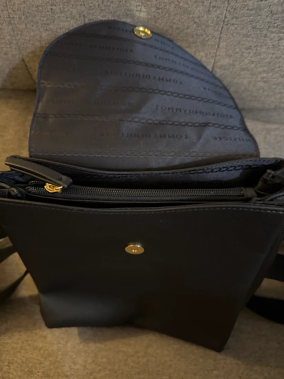 New Tommy Hilfiger Black Backpack image indicator(3)