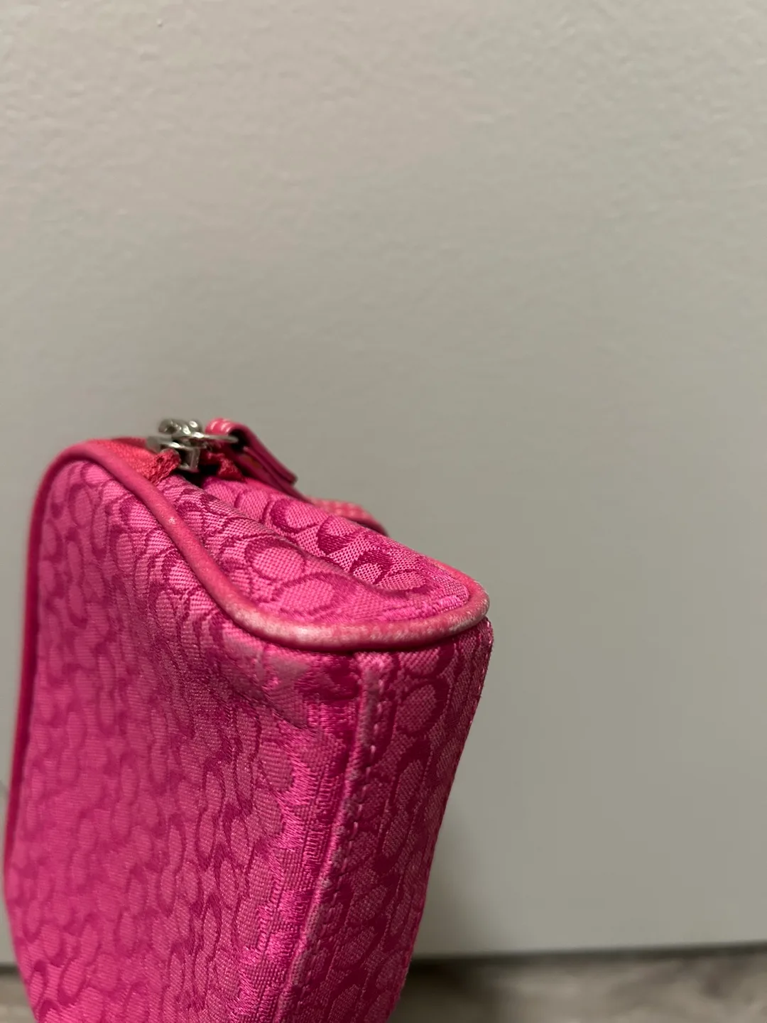 Coach Pink Cosmetic Case image indicator(7)